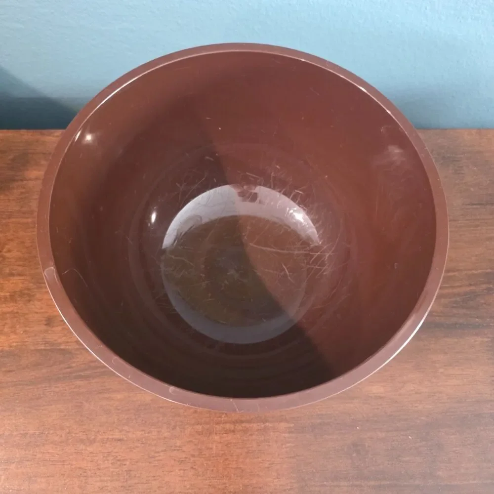 Vintage Dansk Gourmet Design Large Brown Mixing Bowl 10.5in Diameter 6.5in H